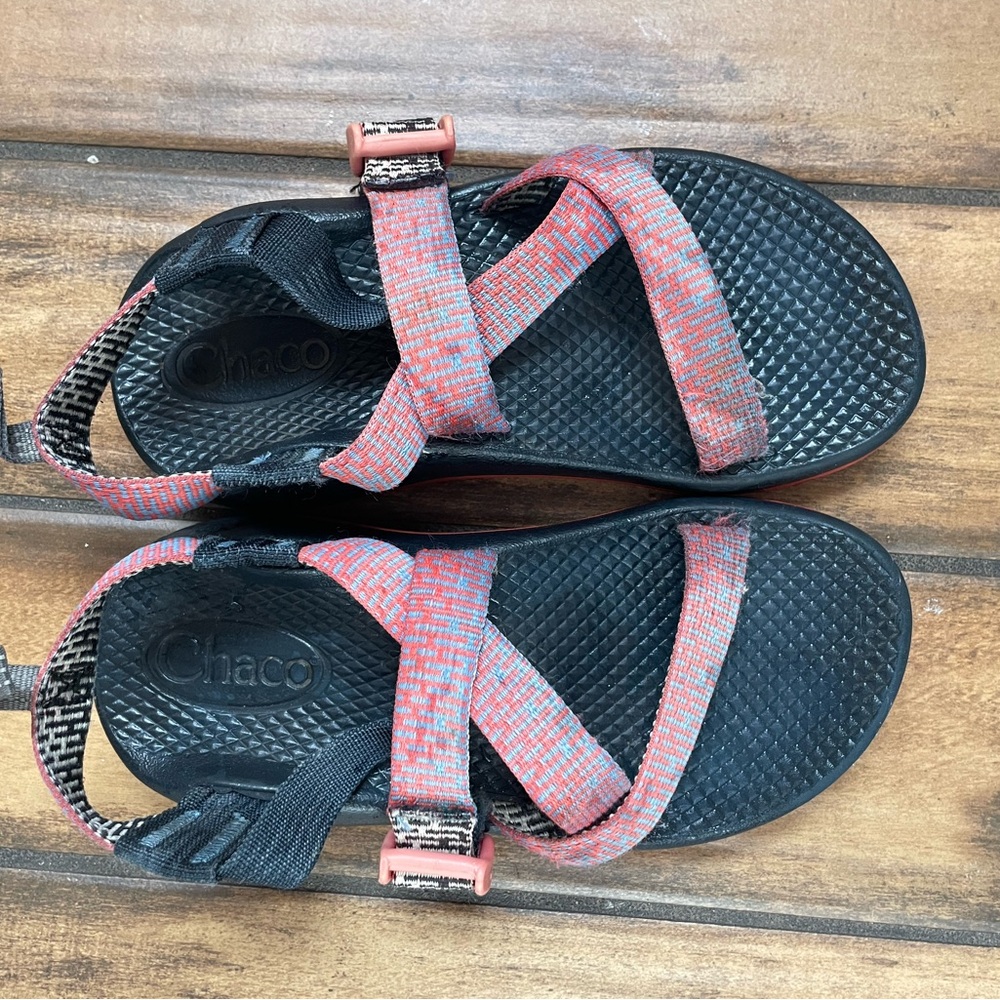 Chaco Red and Black Outdoor Sandals